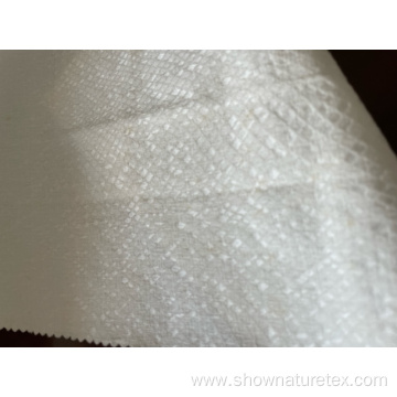 cotton polyester satin spandex jacquard fabric